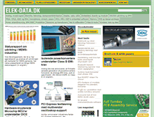 Tablet Screenshot of elek-data.dk